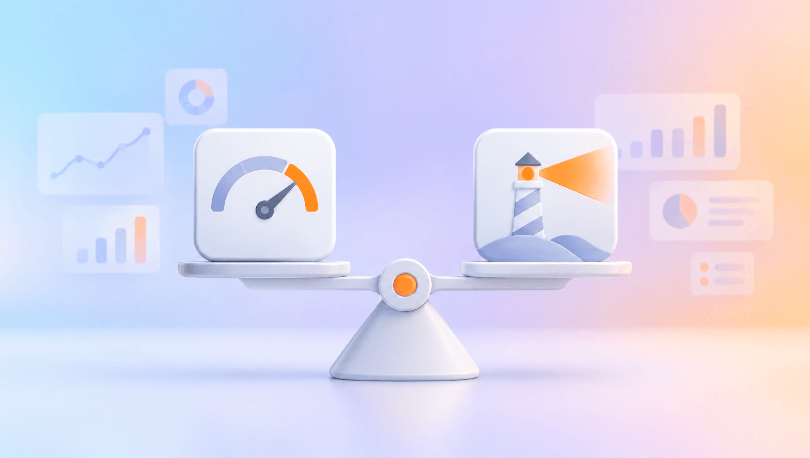 On-brand illustration for: AuditCrow vs Google Lighthouse: What's the Difference?