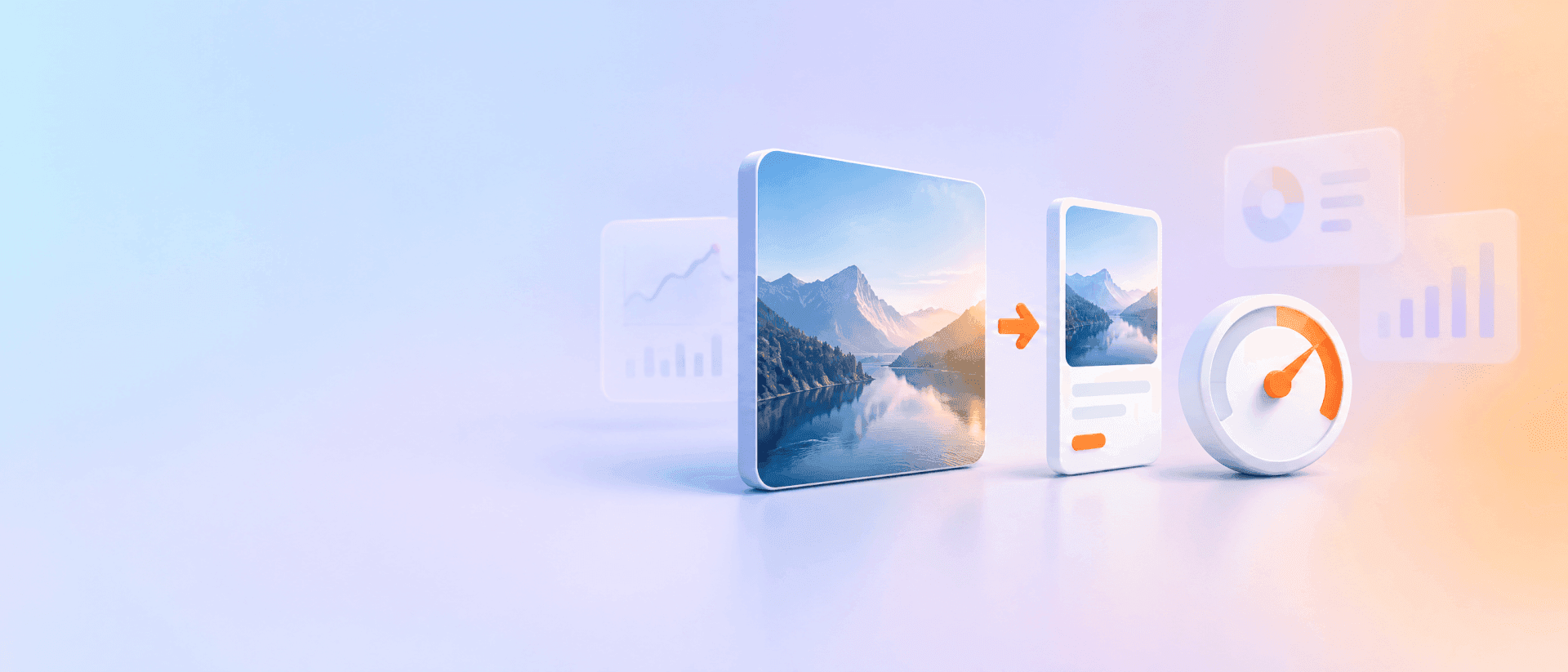 On-brand illustration for: How Large, Uncompressed Images Destroy Page Speed (With a Real 13.6 MB Example)