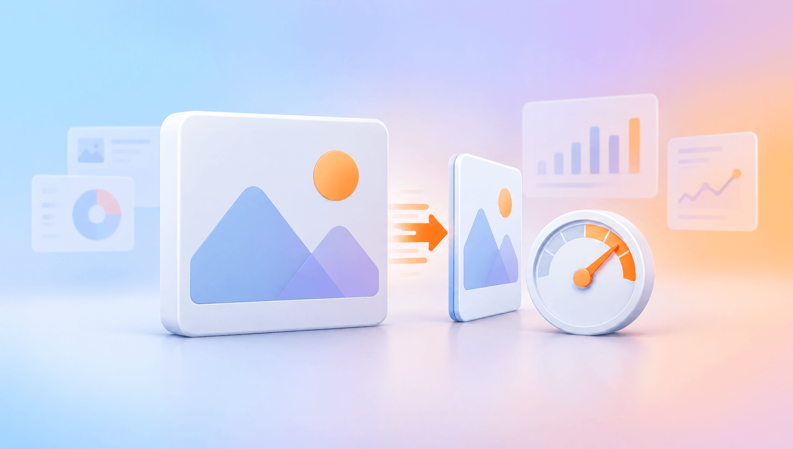 On-brand illustration for: How Large, Uncompressed Images Destroy Page Speed (With a Real 13.6 MB Example)